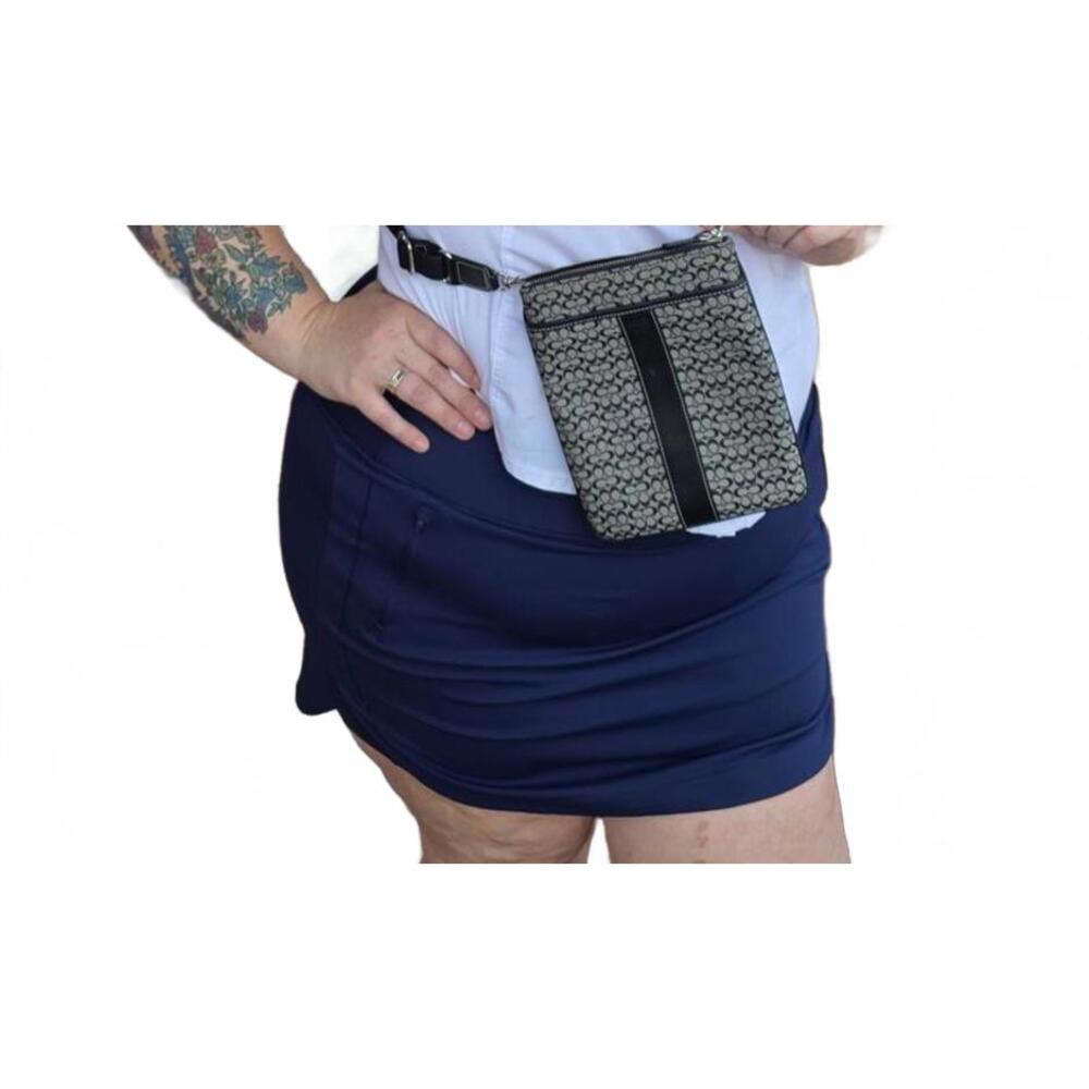 Athleta Navy Blue Athletic Skort - Picture 2 of 8